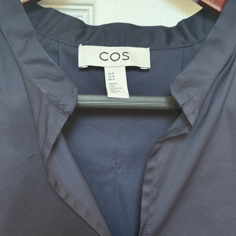 COS Navy Blouse - Picture 4 of 6